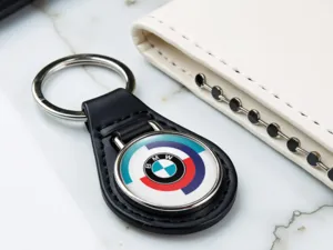 BMW Cadena Cuero Sujeta Llaves Estiloso